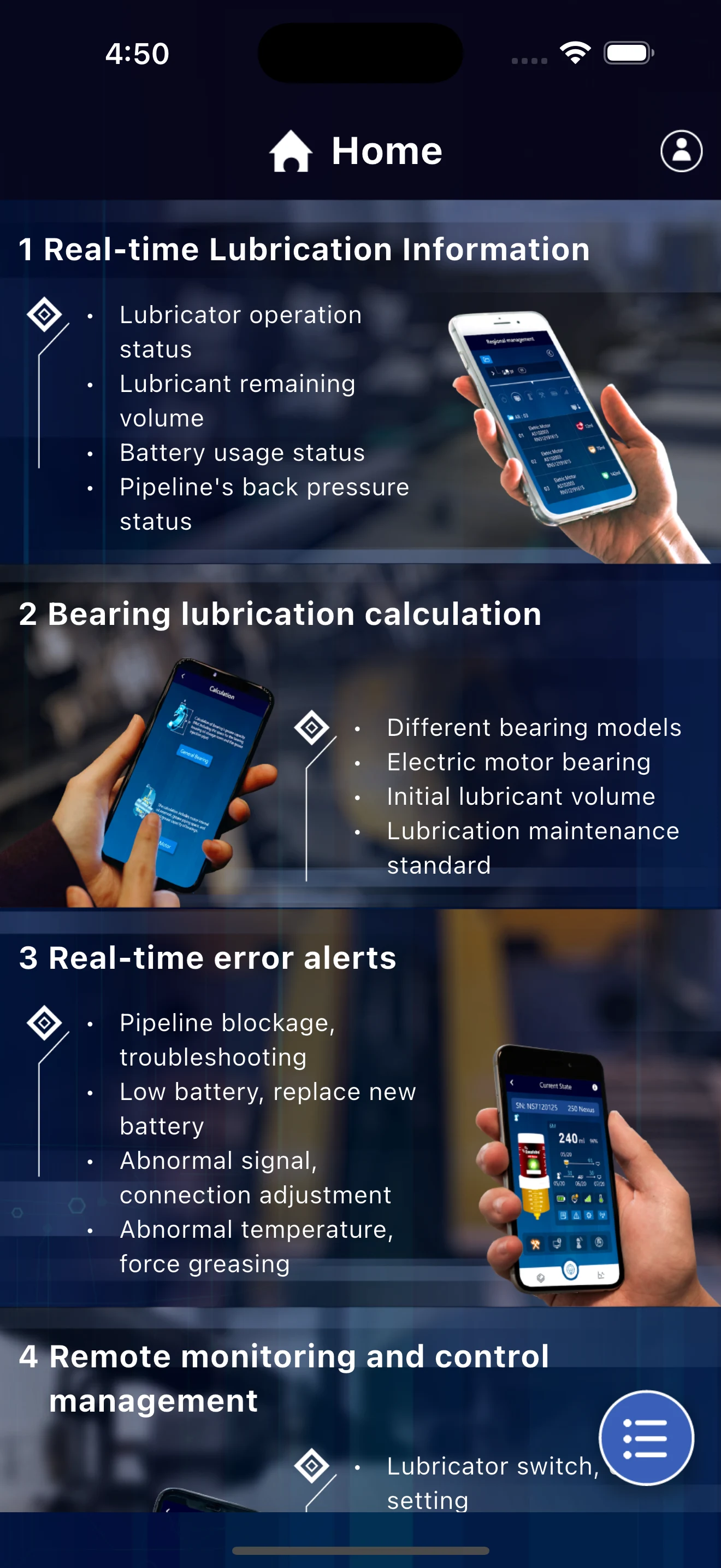 Easylube® LINK screenshot