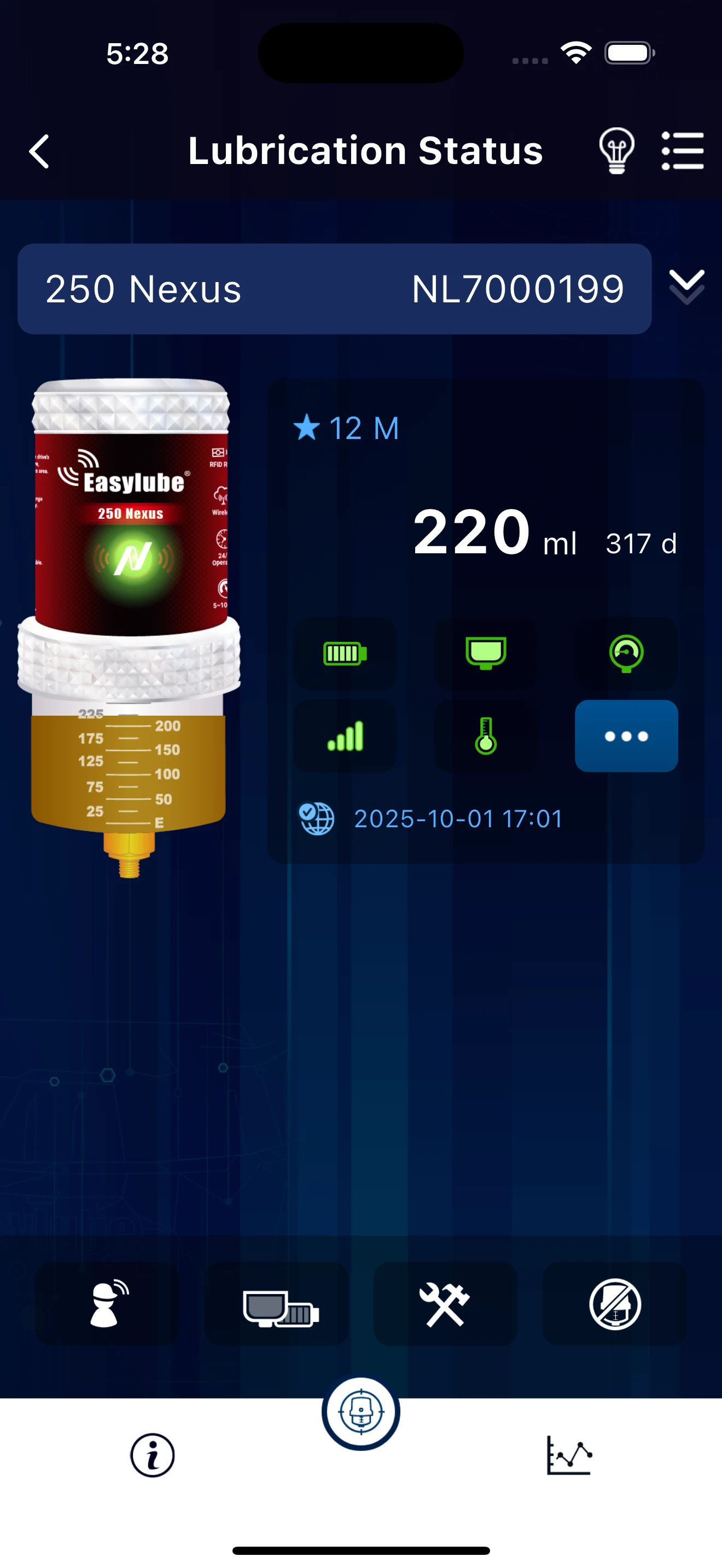 Easylube® LINK screenshot