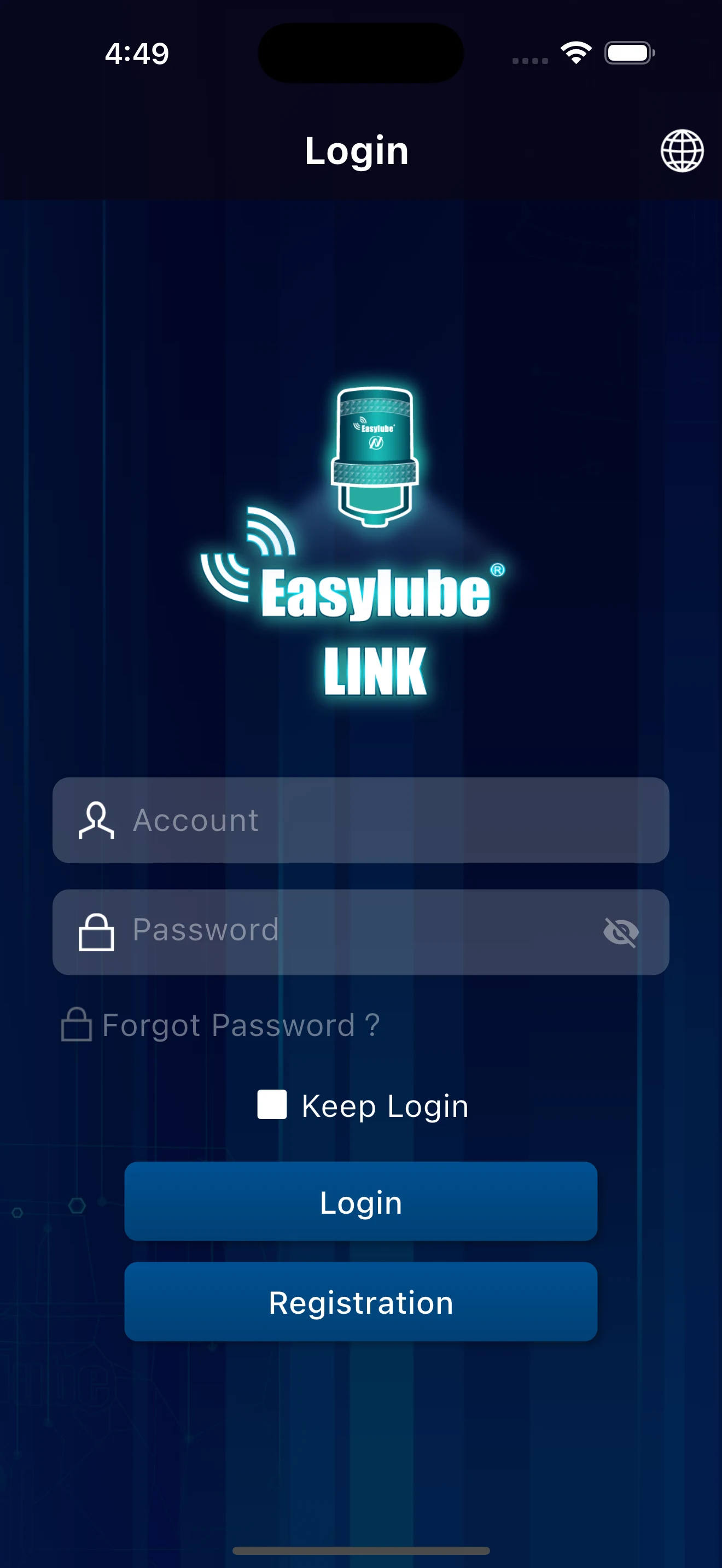 Easylube® LINK screenshot