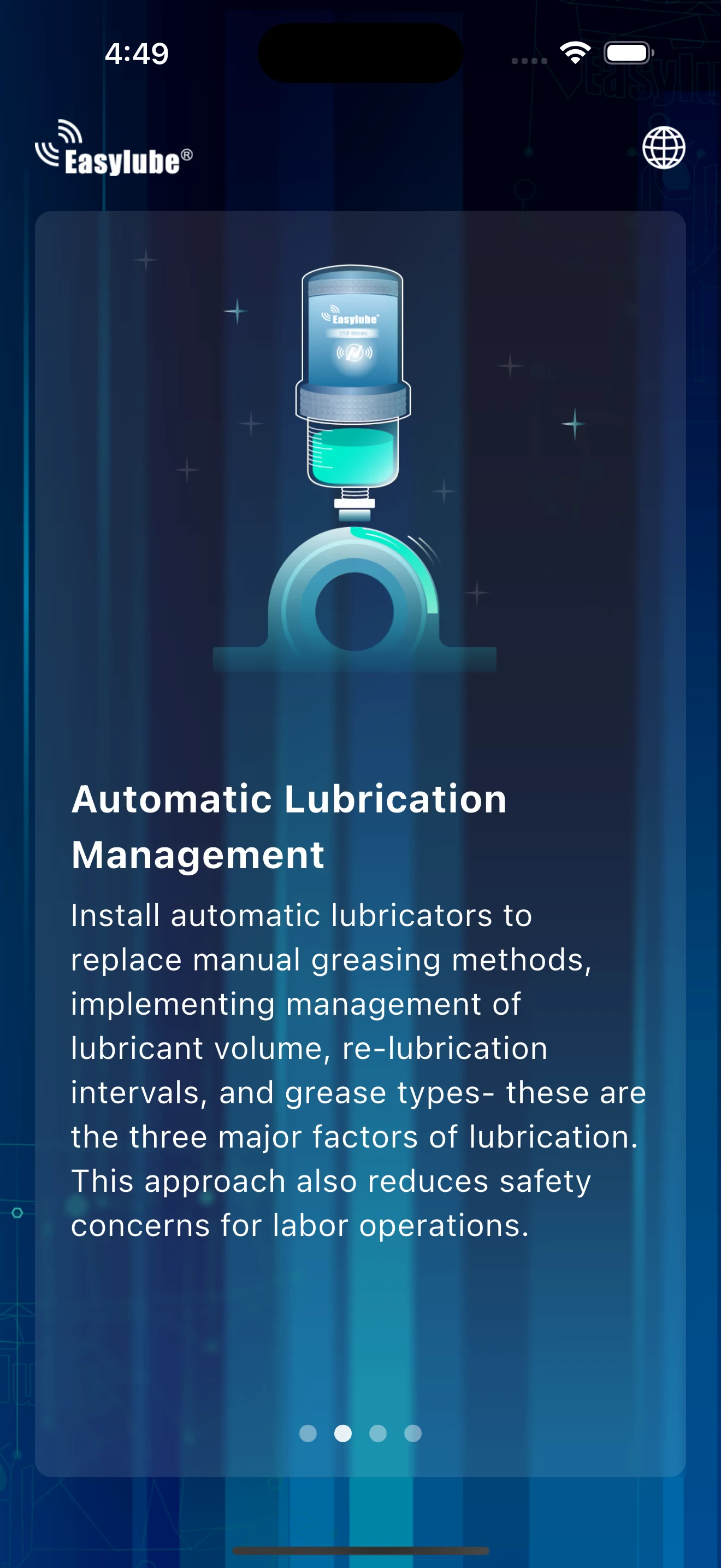 Easylube® LINK screenshot
